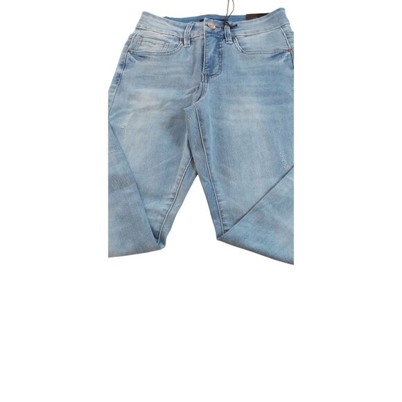 Royalty for Me Skinny Jeans Womens Petites Size 4P Blue Denim Curvy Fit NWT - Picture 4 of 5